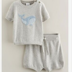 Nordstrom Cozy Short Sleeve Baby Set